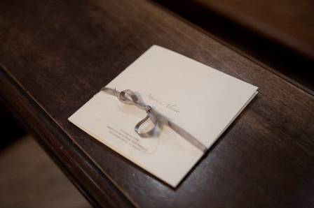 Ceremony booklet