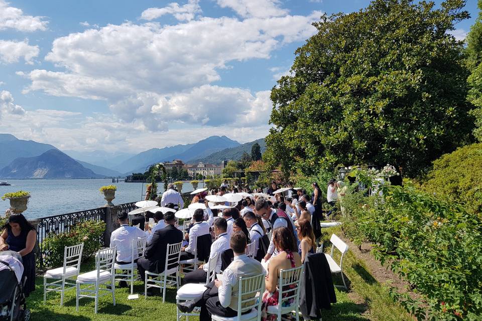 Ceremony on the lake