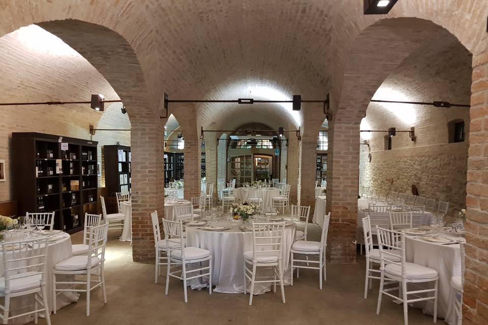 Reception in the cellar