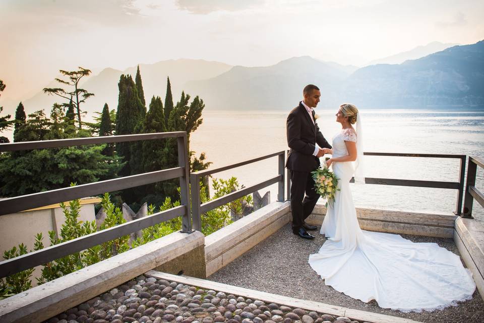 Sunset at Malcesine Castle