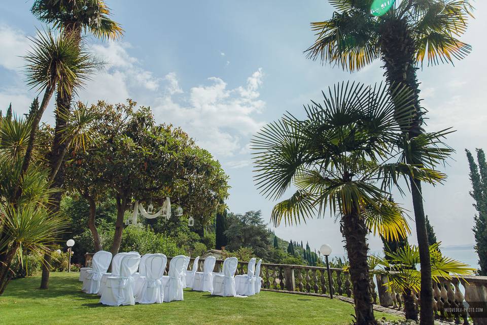 Ceremony in the garden