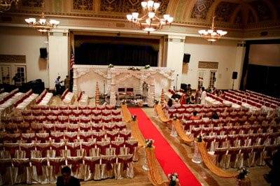 Indoor wedding ceremony