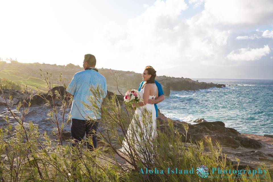 Maui Cliffside Wedding