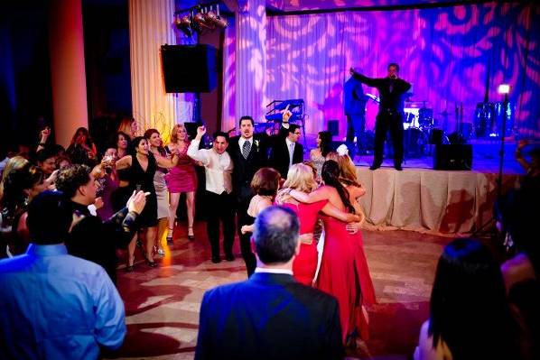 Reception dance floor