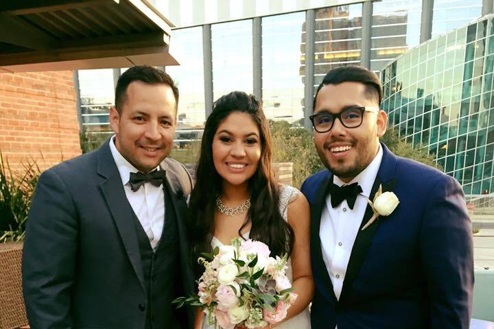 Rooftop wedding