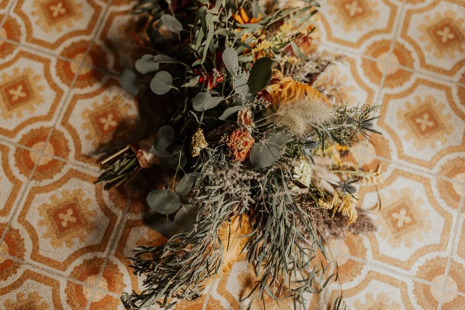 Greenery in the farmhouse