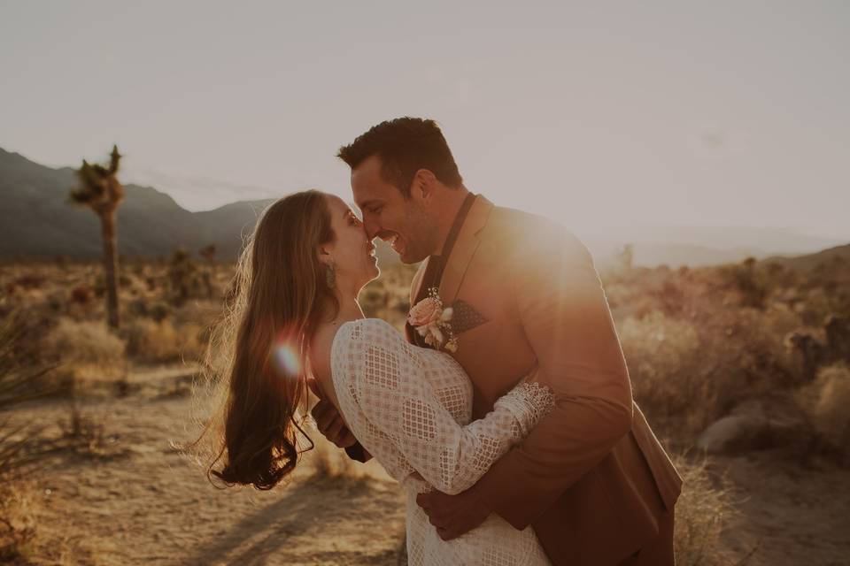 Joshua Tree newlyweds