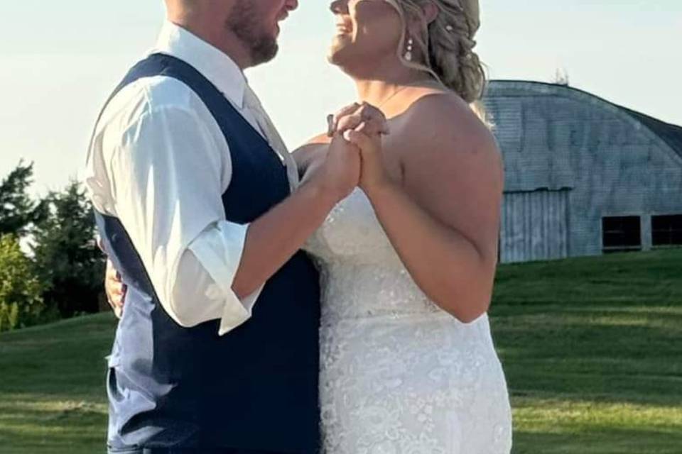Bride and groom!