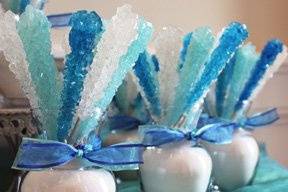 Light dances on Rock Candy bouquets, adding a lovely sparkle to any event.