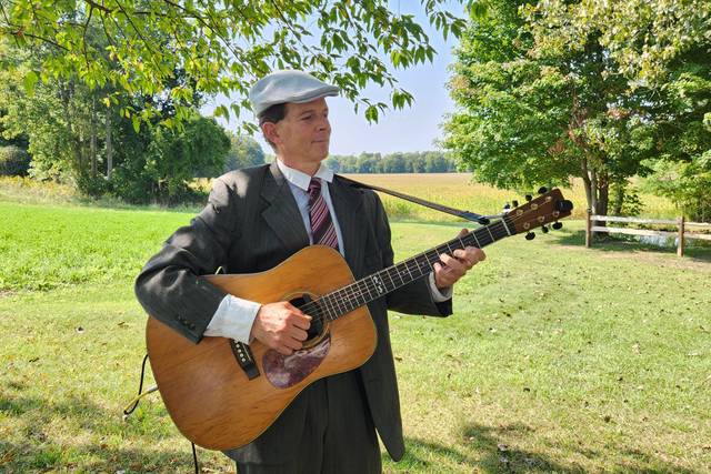 Rural wedding ceremony