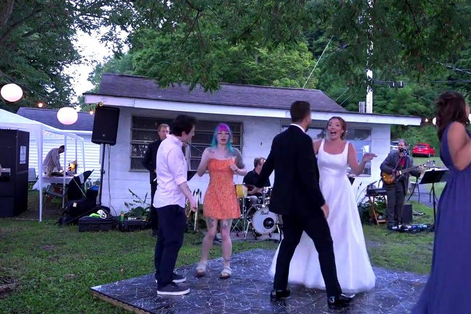 Backyard wedding