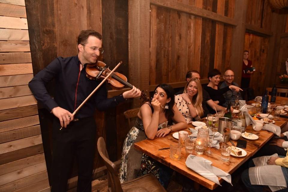 Mike D on Violin