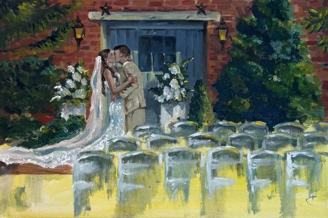 Live Wedding Painting