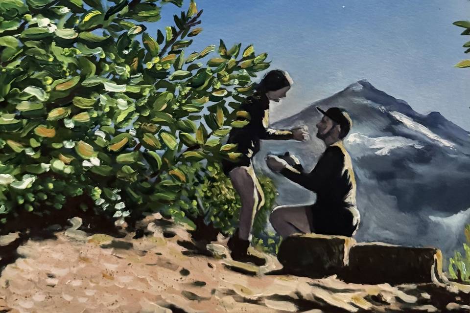 Engagement Painting