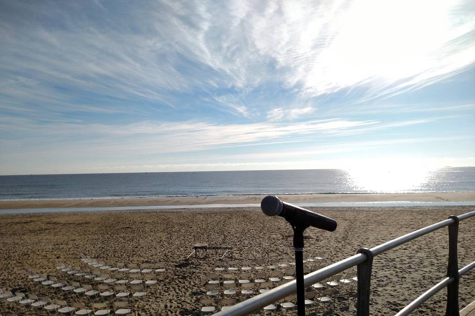 Beach ceremony