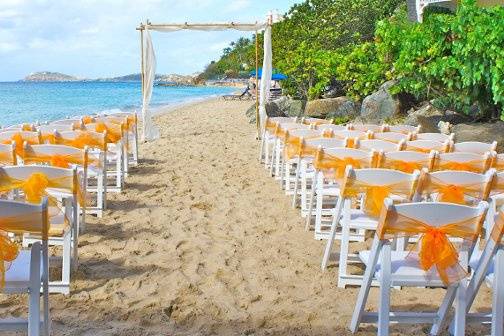 Wedding ceremony area