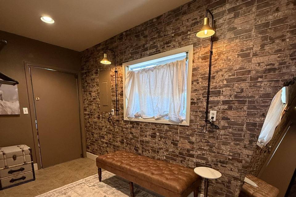 Dressing room area