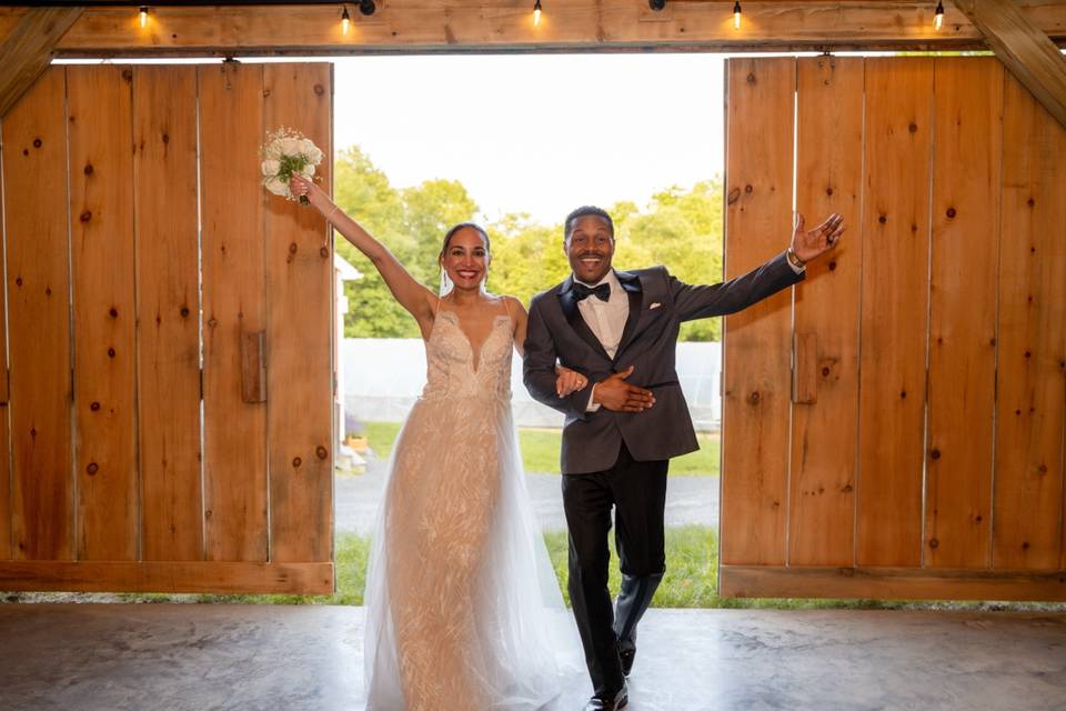 The grand entrance