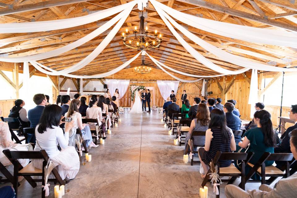Barn ceremony