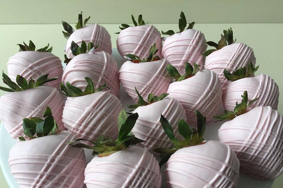 Blush Striped Strawberries