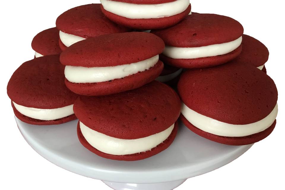 Red Velvet Whoopie Pies