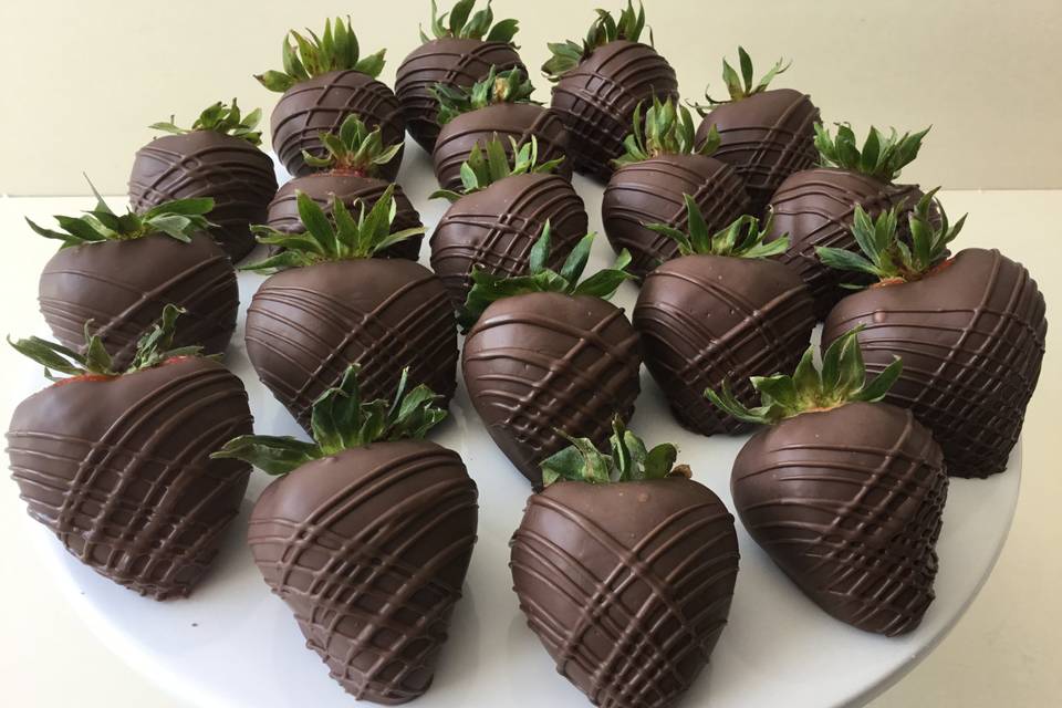 Dark Chocolate Strawberries