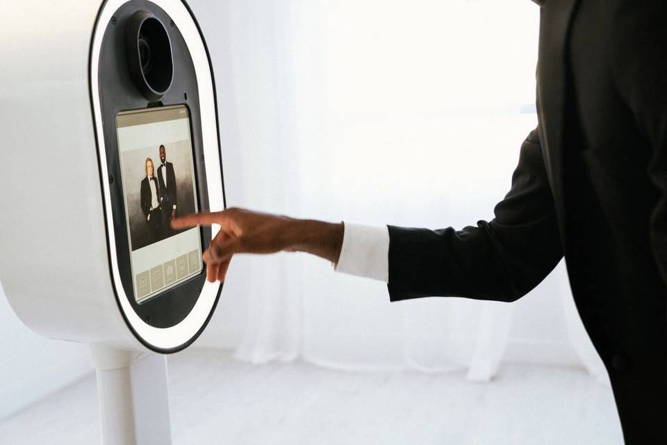 Interactive photo booth