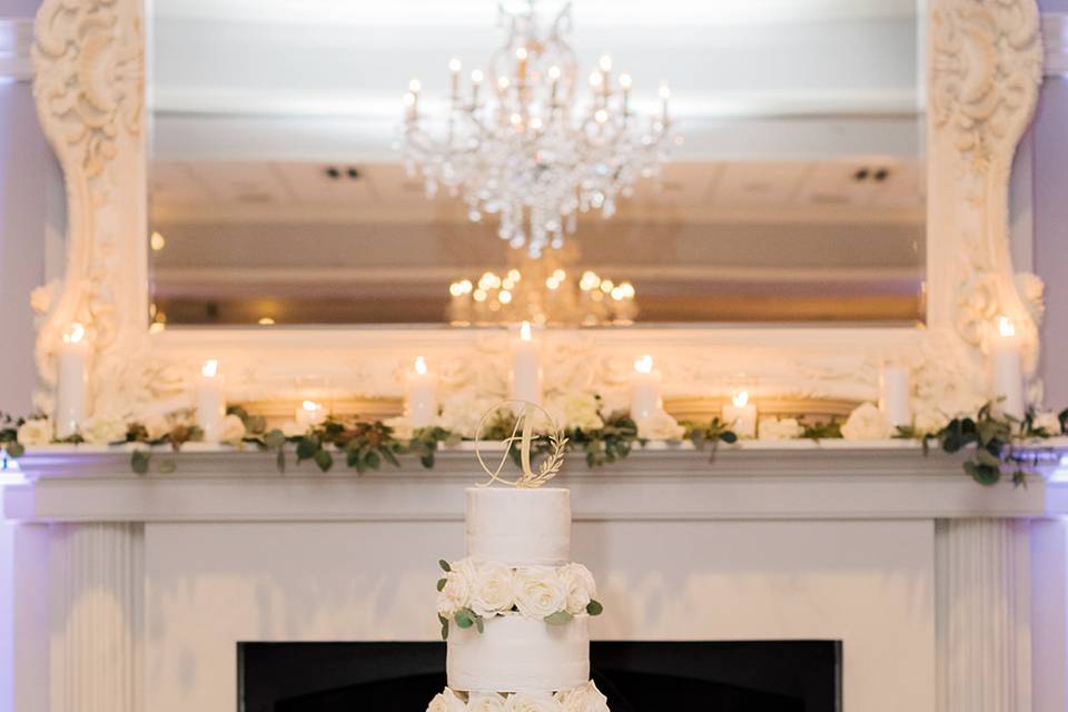 Ballroom wedding cake