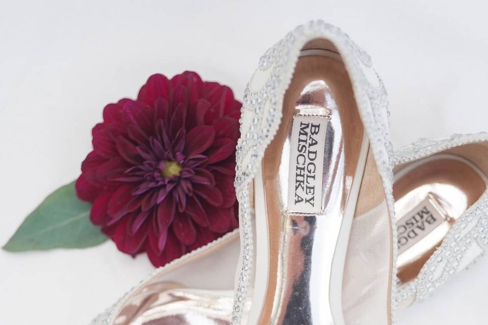 bride's shoes