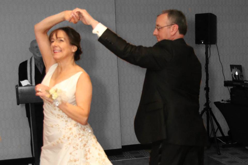 Couple dancing
