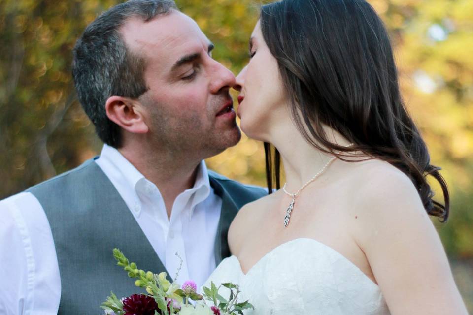 Couple kissing
