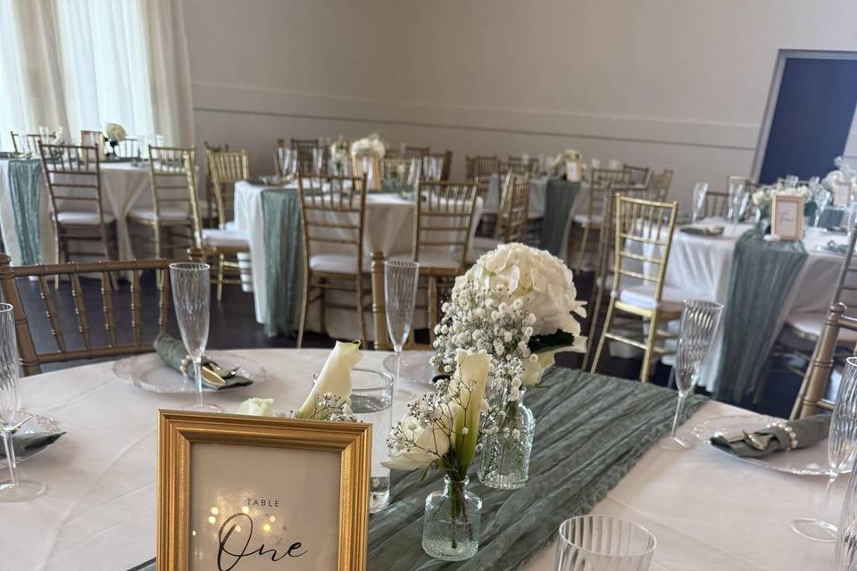 table number decor