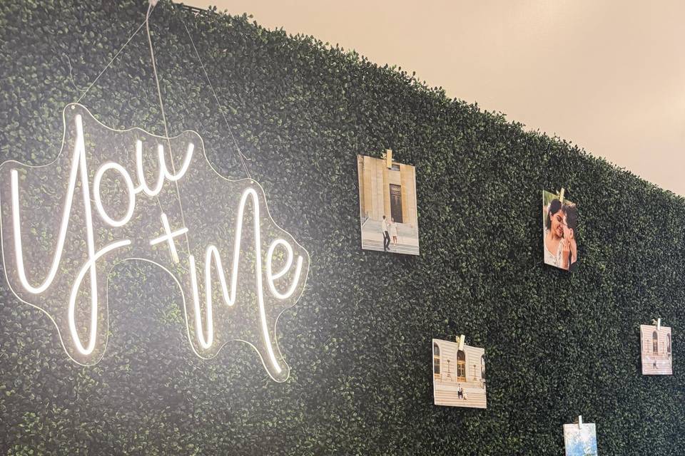 green wall