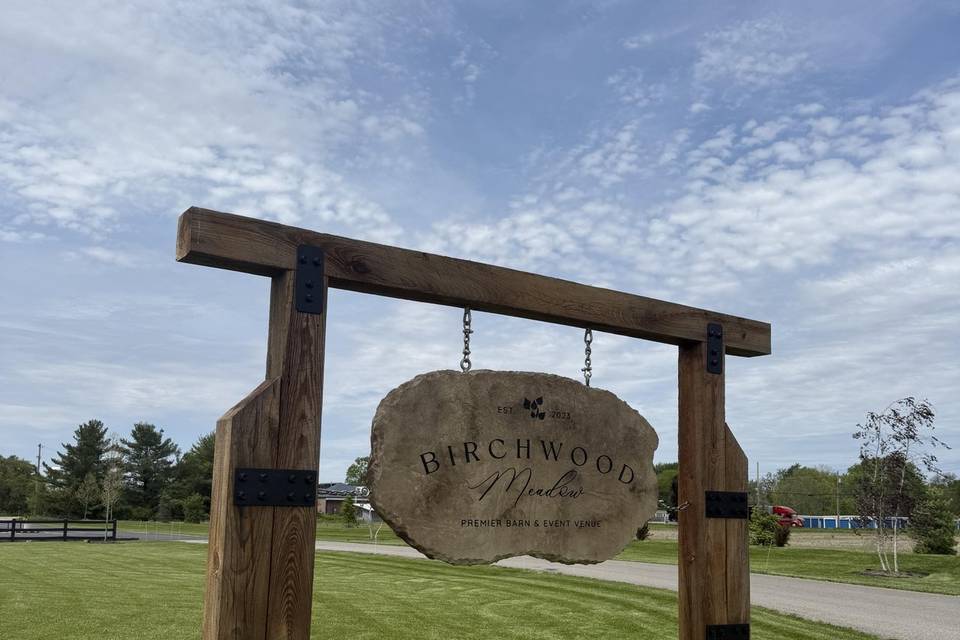 venue sign