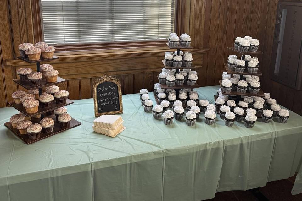 dessert table