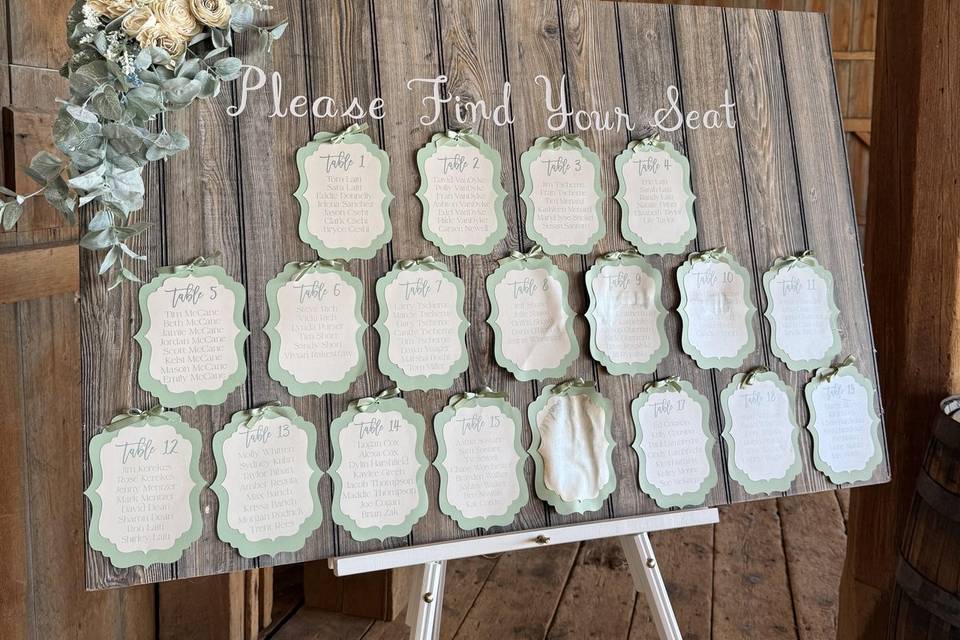 seating chart