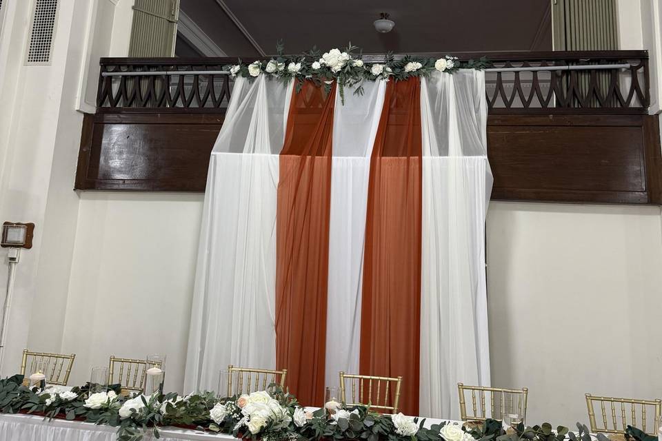head table