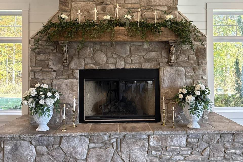 fireplace decor
