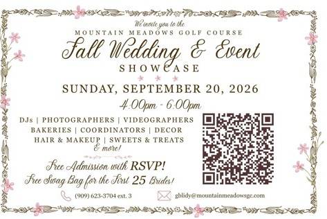 Fall Wedding & Events Showcase