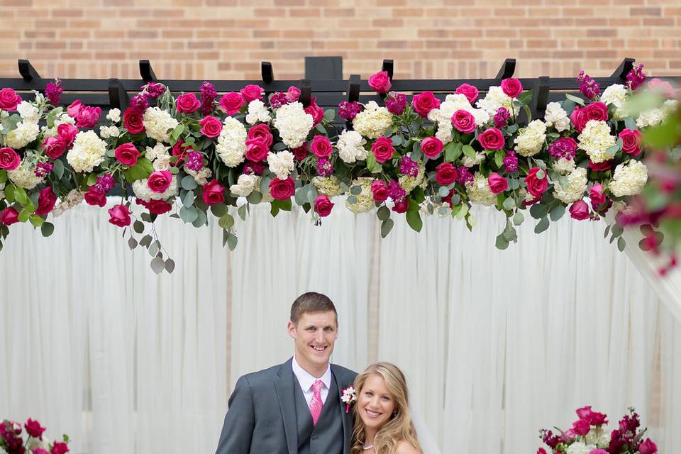 Groom and his bride