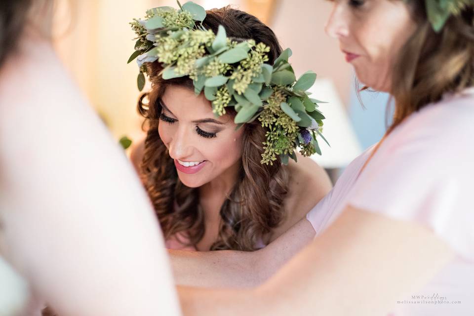 Leaf crown