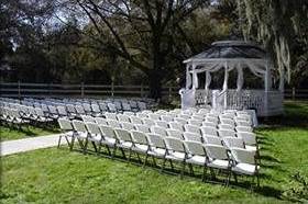 Outdoor wedding ceremony