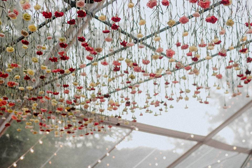 Hanging Floral installation