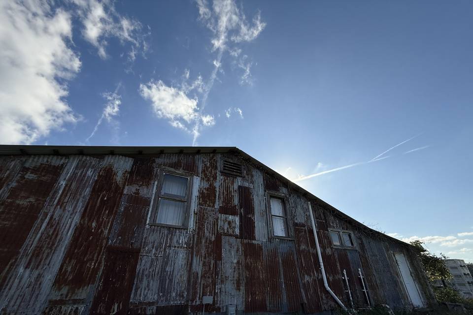 Tin roof rusty