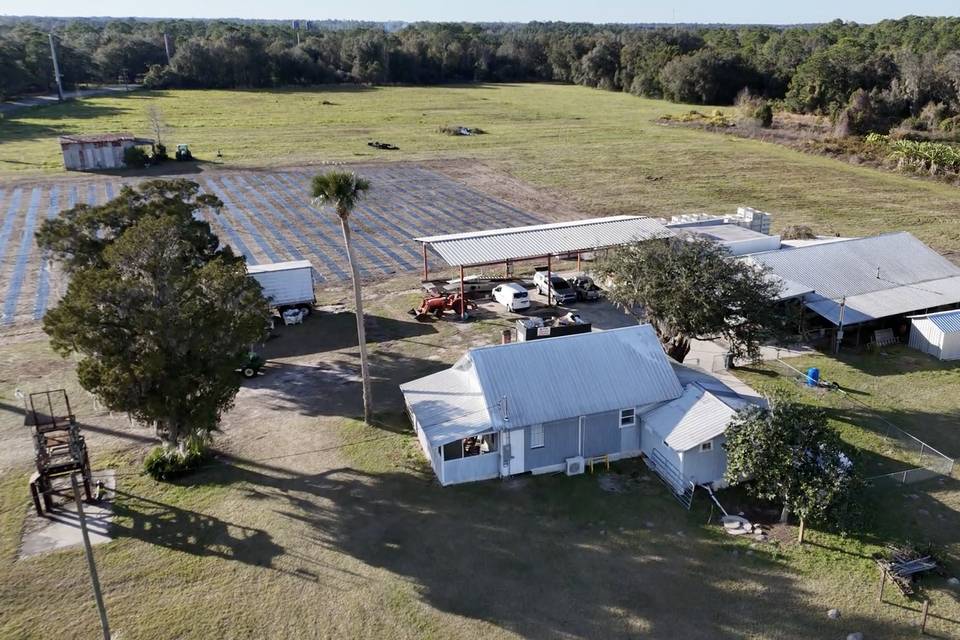 House, Barn, and Covered Patio