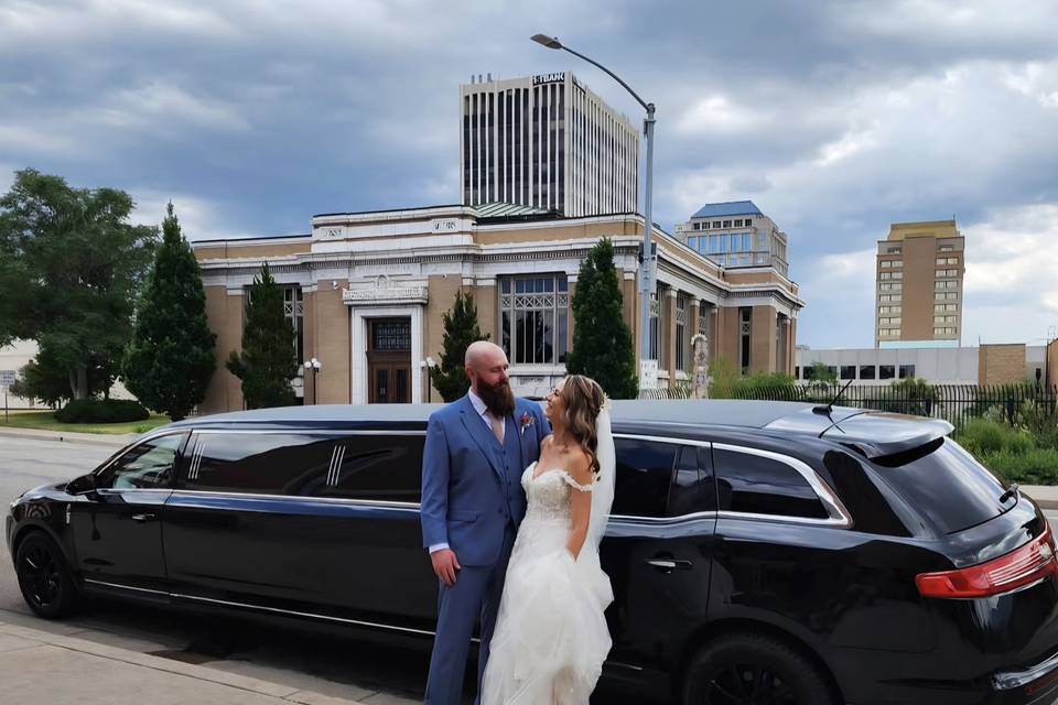 Wedding limo