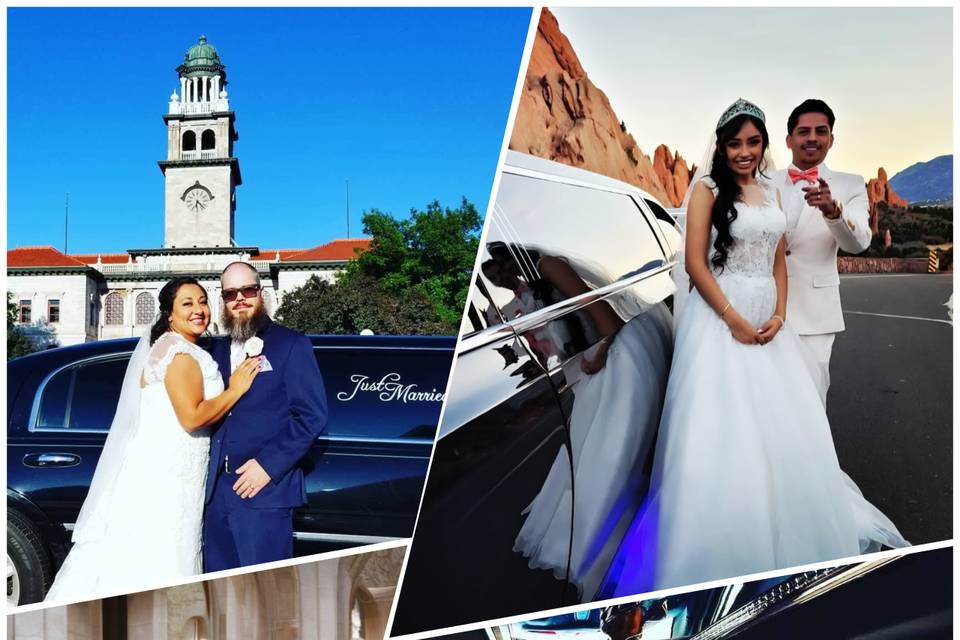 Wedding limo