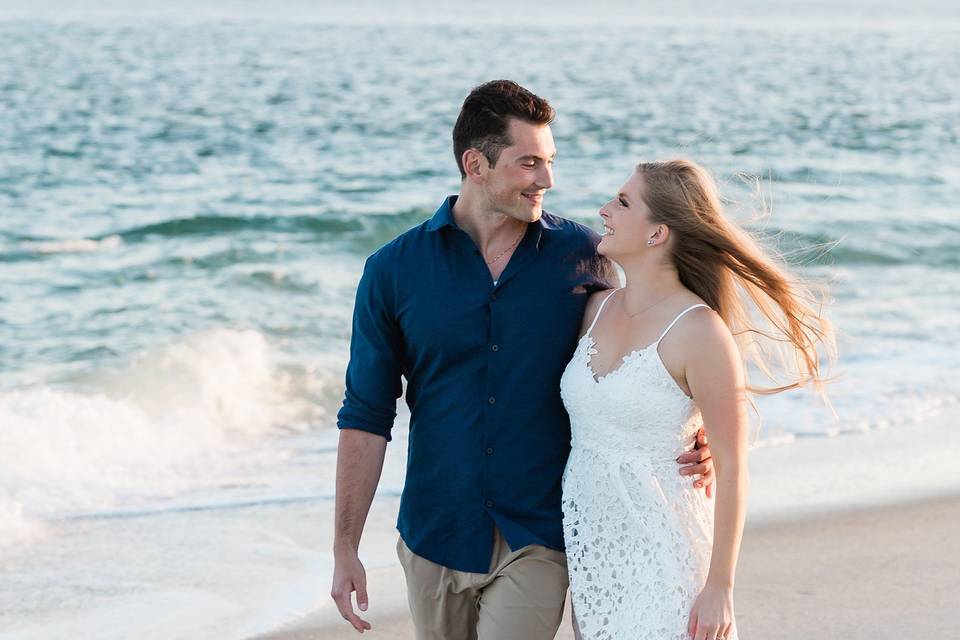 Beach Engagement Photos