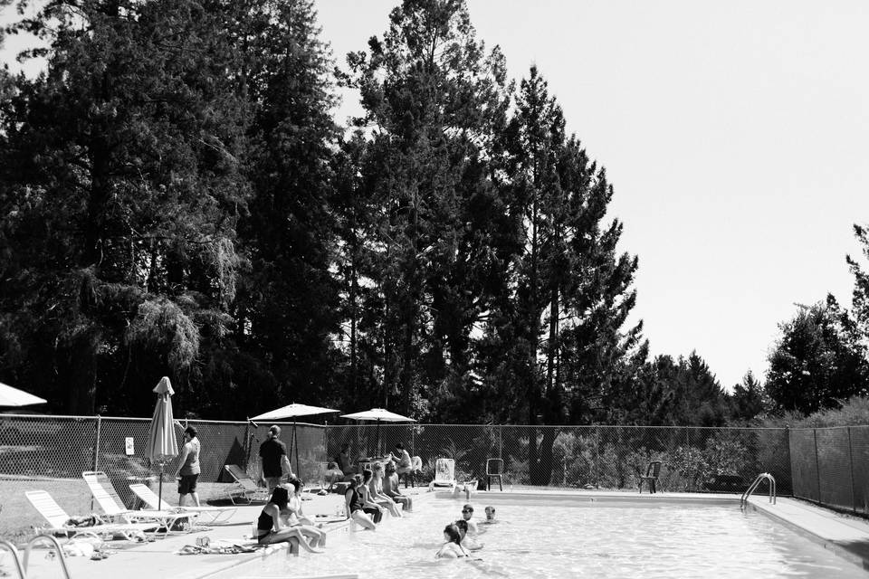 Pool side