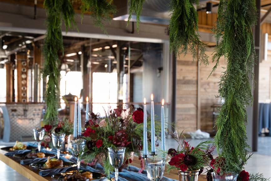 Head Table / Hanging Centerpie